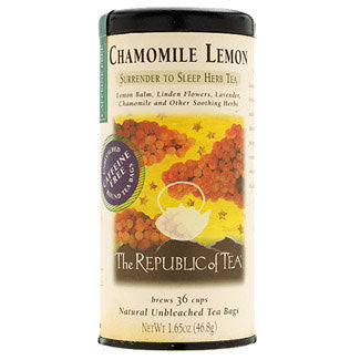 The Republic of Tea - Chamomile Lemon Herbal Tea Bags